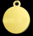 9CT SOLID GOLD ROUND PHOTO PENDANT